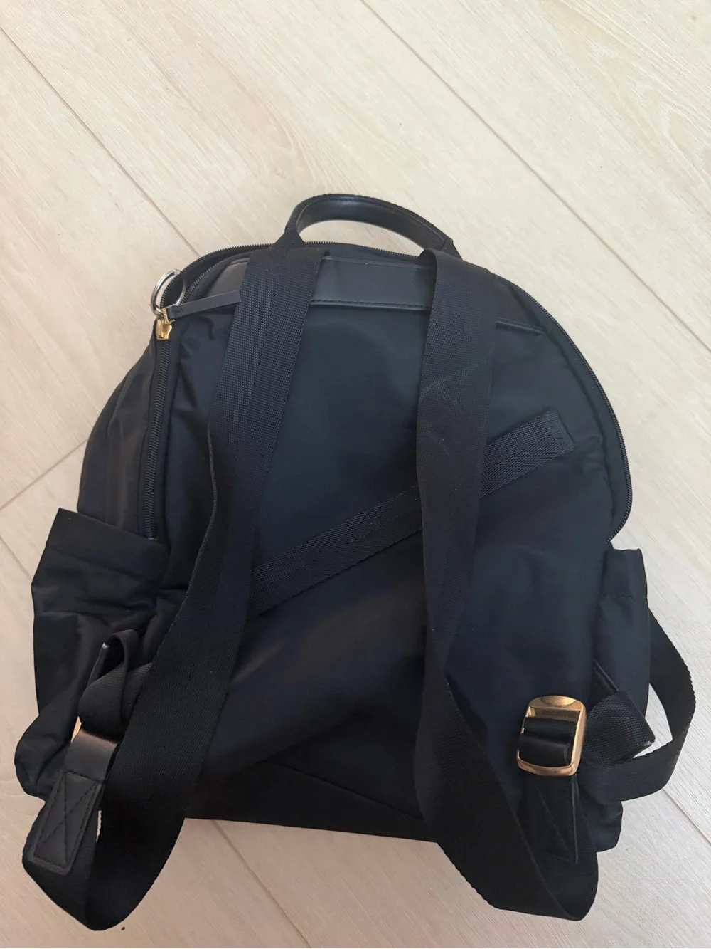 Tory Burch Black Nylon Backpack